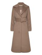 REMAIN Birger Christensen Slim Fitted Coat Brun