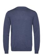 J. Lindeberg Keane Merino Crew Neck Blå