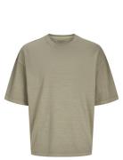 Jack & J S Jjecharge Faded Tee O-Neck Sn Jnr Grön