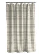 Södahl Badeforhæng 180X200 Tartan Offwhite Beige