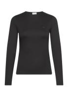 Calvin Klein Liquid Touch C-Nk Top Ls Svart