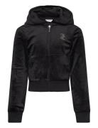 Juicy Couture Jc Diamante Zip Thru Hood Svart