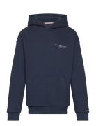 Tommy Hilfiger U Mini Corp Logo Hoodie Marinblå