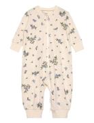 Lindex Pyjamas Blueberry Mini Match Kräm