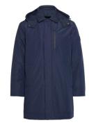 GANT D1. Padded Car Coat Marinblå