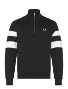 Fred Perry Tipped S Half Zip Sweat Svart