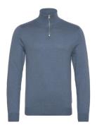 Jack & J S Jjeemil Knit Half Zip Noos Blå