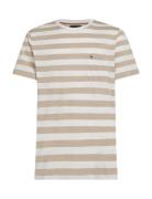 Tommy Hilfiger Essential Solid Pocket Tee Beige