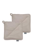 Södahl Grydelapper 20X20 Soft 2 Stk. Beige Beige