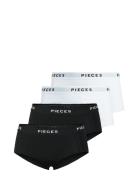 Pieces Pclogo Lady 4 Pack Solid Bc Svart