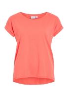 Vila Vidreamers New Pure T-Shirt-Noos Orange