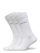 GANT Soft Cotton Socks 3-Pack Vit