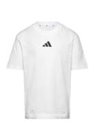 Adidas Sportswear J Sl Tee 160 Vit