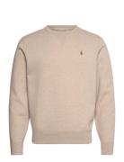 Polo Ralph Lauren Double-Knit Sweatshirt Beige