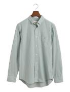 GANT Reg Classic Poplin Banker Shirt Grön