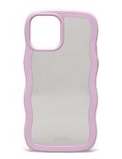 Holdit Wavy Case Lilac/Transparent Rosa