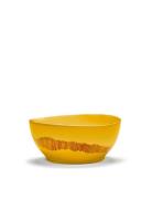 Serax Bowl S Yellow-Stripes Red Feast By Ottolenghi Set/4 Gul