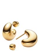 Maria Black Tryvann Pillow Earring - Pair Guld