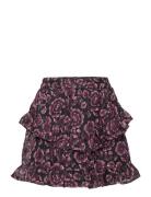 Creamie Skirt Flower Dot Svart