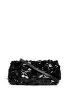 Gina Tricot Sequin Clutch Bag Svart