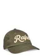 Polo Ralph Lauren Herringb Ball Cap Khaki Green