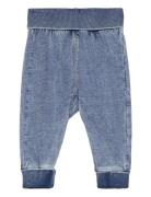 Lindex Sweatpants Denim Wash Blå