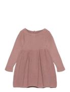 Huttelihut Dress Ls Knit Rosa