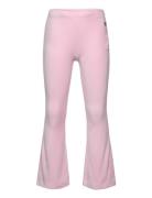 Lindex Leggings Flare Velour Solid Rosa