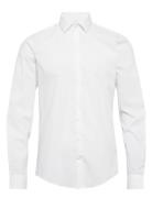 Calvin Klein Poplin Stretch Slim Shirt Vit