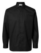 Selected Homme Slhslim-Ethan Shirt Ls Spread Noos Svart