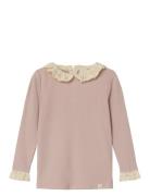 Lil'Atelier Nmftrine Ls Slim Top Lil Rosa