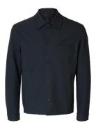 Selected Homme Slhreg-Robert Overshirt Noos Marinblå