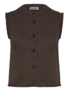 Weekday Knitted Vest Brun