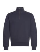 GANT Sacker Rib Half Zip Marinblå