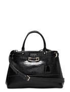 GUESS Silvye Luxury Satchel Svart