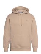 GANT Reg Shield Hoodie Beige