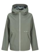 Jack & J S Jjadam Light Jacket Hood Jnr Grön