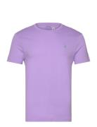 Polo Ralph Lauren Custom Slim Fit Jersey Crewneck T-Shirt Lila