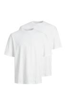 Jack & J S Jjebradley Tee Ss O-Neck 2Pk Mp Noos Vit