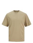 Jack & J S Jjebradley Tee Ss O-Neck Noos Beige