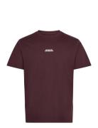 Clean Cut Copenhagen Cohen Brushed Tee Ss Burgundy