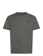 Fred Perry Twin Tipped T-Shirt Khaki Green