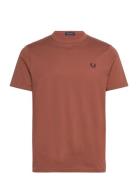 Fred Perry Ringer T-Shirt Brun