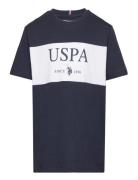 U.S. Polo Assn. Cut And Sew College Uspa Ss T-Shirt Marinblå