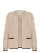 Cream Cronie Knit Cardigan Beige