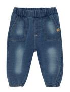 Minymo Pants Sweat Denim Blå