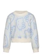 Lindex Sweater Knitted Hello Kitty Blå