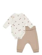 Lindex Set 3 Pcs Wrap Body Trousers C Beige