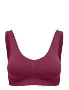 Only Play Onpmira-2 Seam Bra Noos Burgundy