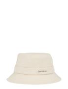 Calvin Klein Back Tie Cotton Twill Bucket Beige